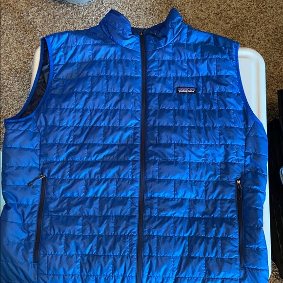 Patagonia Other - Men’s Blue Quilted Patagonia Nano Vest